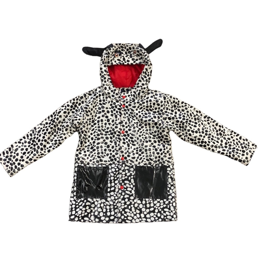 Totes girls lined raincoat with hoodie, size 6X